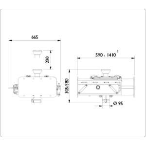 Траверса пневмогідравлічна 6 т, AC Hydraulic, FL60-1