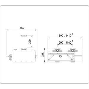 Траверса пневмогідравлічна 12 т, AC Hydraulic, FL120-2M