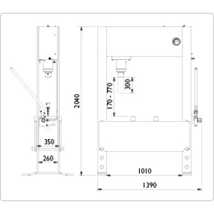 Прес 60 т, AC Hydraulic, P60H