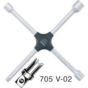 Ключ баллонный крестовый, HAZET, 705V-02