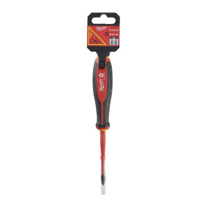 Викрутка з тригранною рукояткою ізольована VDE MILWAUKEE, PZ/SL1х80мм