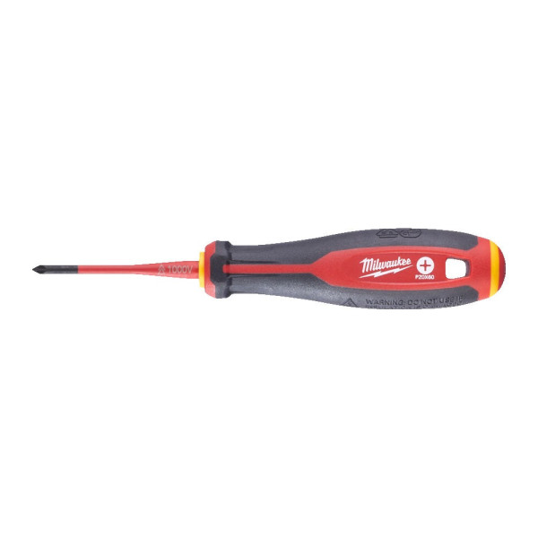 Викрутка з тригранною рукояткою ізольована VDE MILWAUKEE, PZ0х60мм