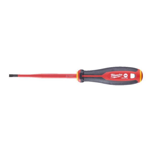 Викрутка з тригранною рукояткою ізольована VDE MILWAUKEE, SL 1,0х5,5х125мм Викрутка з тригранною рукояткою ізольована VDE MILWAUKEE, SL 1,0х5,5х125мм