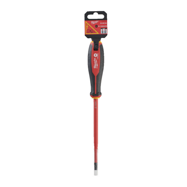 Викрутка з тригранною рукояткою ізольована VDE MILWAUKEE, SL 1,2х6,5х150мм Викрутка з тригранною рукояткою ізольована VDE MILWAUKEE, SL 1,2х6,5х150мм