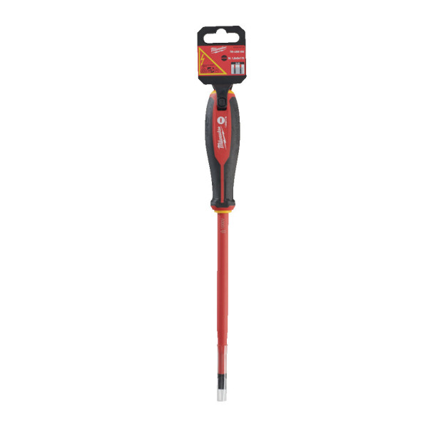 Викрутка з тригранною рукояткою ізольована VDE MILWAUKEE, SL 1,6х8,0х175мм