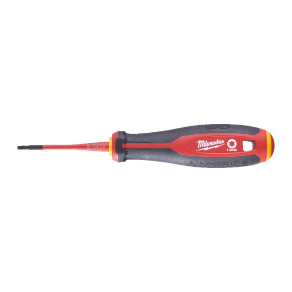 Викрутка з тригранною рукояткою ізольована VDE MILWAUKEE, T10х60мм