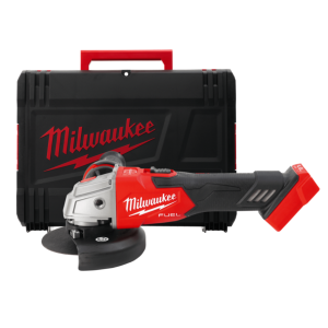 Шліфмашина кутова - болгарка акумуляторна безщіткова MILWAUKEE, M18 FSAG125XB-0X, 1200Вт, діаметр 125мм (каркас, антивібраційна