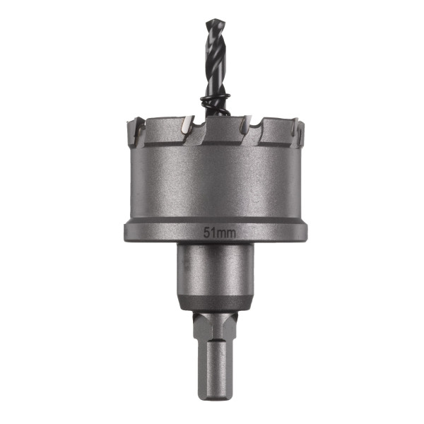 Коронка Holesaw TCT MILWAUKEE, для сталі/нержавіючої сталі, діаметр 51мм