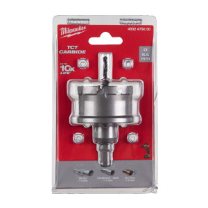 Коронка Holesaw TCT MILWAUKEE, для сталі/нержавіючої сталі, діаметр 54мм