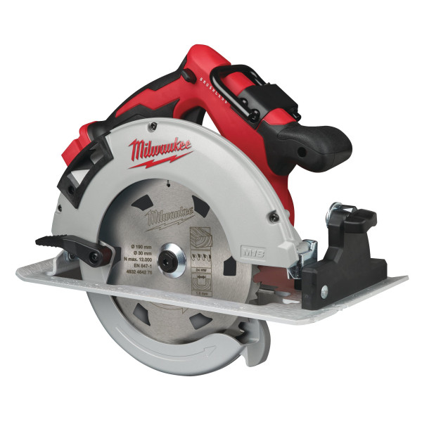Пила дискова ручна акумуляторна безщіткова MILWAUKEE, M18 BLCS66-0X, діаметр 190мм (каркас, HDкейс) Пила дискова ручна акумуляторна безщіткова MILWAUKEE, M18 BLCS66-0X, діаметр 190мм (каркас, HDкейс)