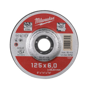 Диск зачистний по металу MILWAUKEE, SCS 41/125х6, ...