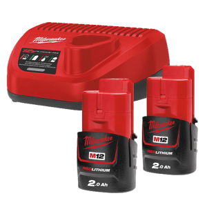 Енергокомплект Li-Ion MILWAUKEE, M12 NRG-202 (заря...