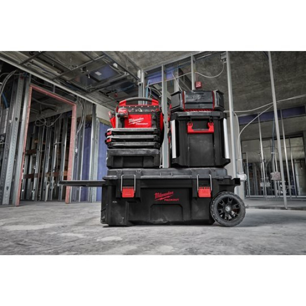 Кейс для інструменту плаский XL на колесах PACKOUT MILWAUKEE (965x609x401мм)