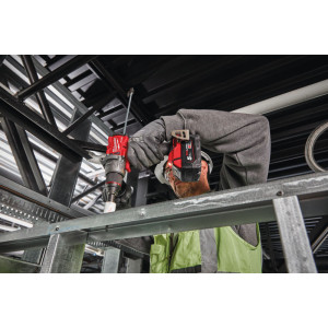 Дриль-шуруповерт акумуляторний безщітковий MILWAUKEE, M18 FDD3-402C, 158Нм (зарядний пристрій М12-18 С, 2 акумулятори М18 В4 4Аг