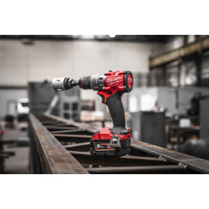 Дриль-шуруповерт акумуляторний безщітковий MILWAUKEE, M18 FDD3-502X, 158Нм (зарядний пристрій М12-18 FC, 2 акумулятори М18 В5 5А