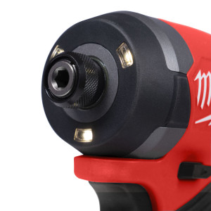 Шуруповерт ударний акумуляторний безщітковий 1/4" HEX MILWAUKEE, M18 FID3-0X, 226Нм (каркас, кліпса для ременя, тримач для біт,
