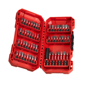 Набір біт SHOCKWAVE PACKOUT MILWAUKEE, (56шт) пластиковий кейс