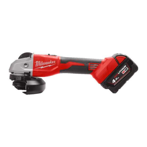 Шліфмашина кутова акумуляторна безщіткова MILWAUKEE, M18 BLSAG125X-402X, 800Вт, діаметр 125мм (зарядний.пристрій М12-18 С, 2 аку