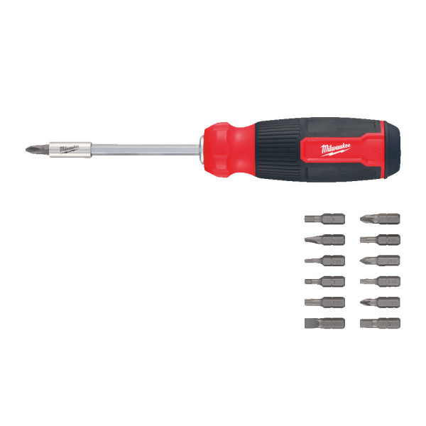 Викрутка зі змінними вставками 14-в-1 (PH/PZ/SL/TX/HEX) MILWAUKEE (PH1 / PH2 / PZ1 / PZ2 / T10 / T15 / T20 / T25 / Hex 3 / Hex 4 Викрутка зі змінними вставками 14-в-1 (PH/PZ/SL/TX/HEX) MILWAUKEE (PH1 / PH2 / PZ1 / PZ2 / T10 / T15 / T20 / T25 / Hex 3 / Hex 4