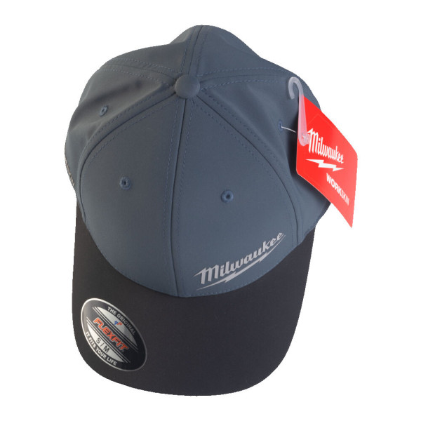 Бейсболка MILWAUKEE, PERFORMANCE BCP BLU LXL, дихаюча, синя, розмір L/XL Бейсболка MILWAUKEE, PERFORMANCE BCP BLU LXL, дихаюча, синя, розмір L/XL