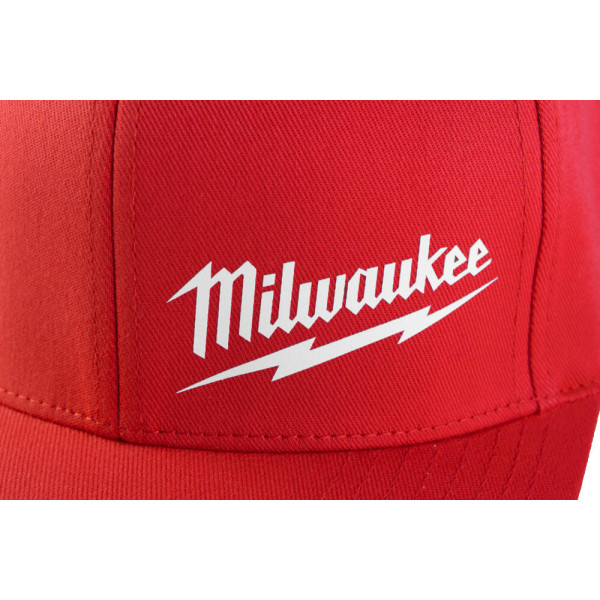 Бейсболка MILWAUKEE, BCS RD SM, червона, розмір S/M Бейсболка MILWAUKEE, BCS RD SM, червона, розмір S/M
