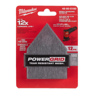 Сітка шліфувальна PG Mesh HL MILWAUKEE, 67х92мм, з...