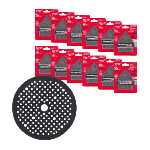 Сітка шліфувальна PG Mesh HL MILWAUKEE, 67х92мм, зерно 180, (13шт) (для M12 FDSS) (заміна на 4932501320)