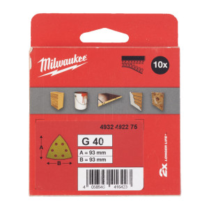 Папір шліфувальний HP MILWAUKEE, 93х93х93мм HL, зе...