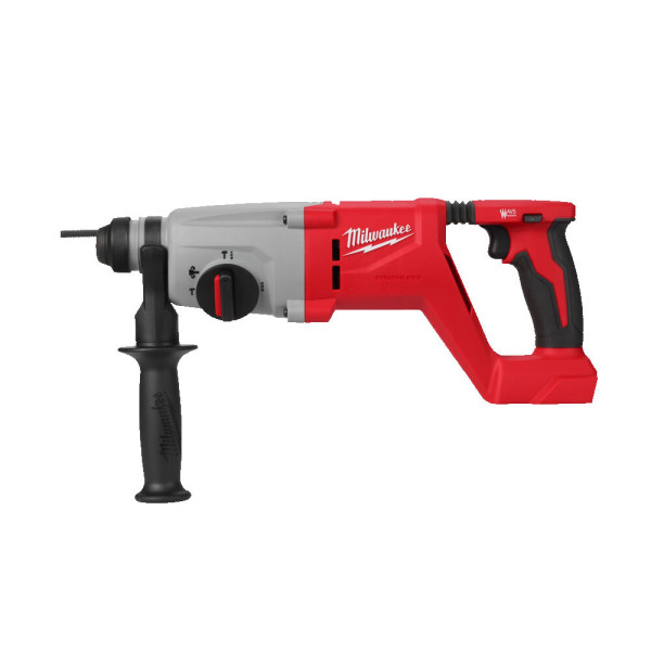 Перфоратор акумуляторний безщітковий SDS-PLUS MILWAUKEE, M18 BLHACD26-0, 2,6Дж (каркас, бічна рукоять, обмежувач глибини, картон Перфоратор акумуляторний безщітковий SDS-PLUS MILWAUKEE, M18 BLHACD26-0, 2,6Дж (каркас, бічна рукоять, обмежувач глибини, картон