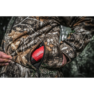 Куртка з підігрівом MILWAUKEE, M12 HJCAMO6-201(XL), камуфляжна (розмір XL) (+зар.пр., 1 акум.Х 2Аг)