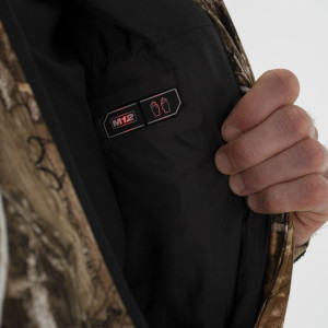 Куртка з підігрівом MILWAUKEE, M12 HJCAMO6-201(XL), камуфляжна (розмір XL) (+зар.пр., 1 акум.Х 2Аг)