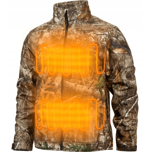 Куртка з підігрівом MILWAUKEE, M12 HJCAMO6-201(L), камуфляжна (розмір L) (+зар.пр., 1 акум.Х 2Аг)