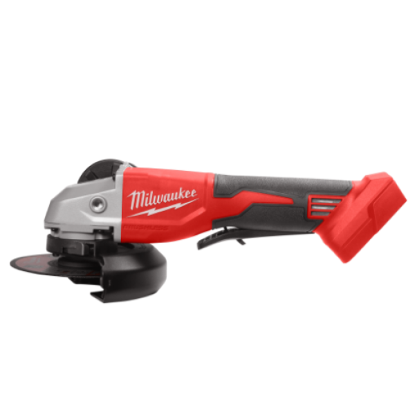Шліфмашина кутова акумуляторна безщіткова MILWAUKEE, M18 BLSAG125XPD-0, 800Вт, діаметр 125мм, (каркас, бічна рукоять, захисний к