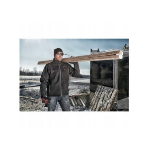 Куртка з підігрівом MILWAUKEE, M12 HJBL5-201 (M), чорна (розмір M) (+зар.пр., 1 акум.Х 2Аг)