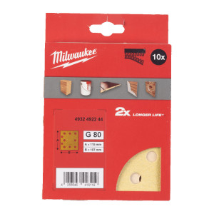 Папір шліфувальний HP MILWAUKEE, 115х107мм HL, зер...
