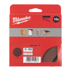 Папір шліфувальний MILWAUKEE діаметр 125/8 HL, зер...