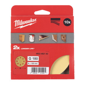 Папір шліфувальний HP MILWAUKEE діаметр 125/8 HL, ...