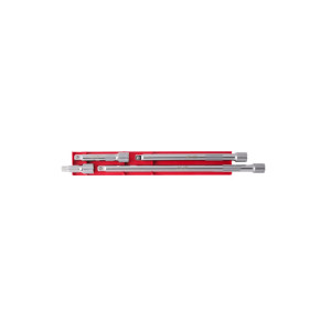 Набір подовжувач хромованих для головок 1/2'' MILWAUKEE, (4шт)