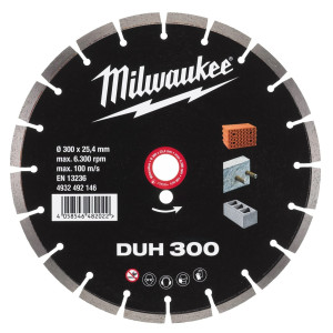 Диск алмазний MILWAUKEE DUH 300, діаметр 300мм (за...