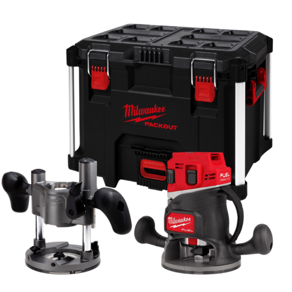 Фрезер акумулятрний кромкувальний MILWAUKEE, M18 FR12KIT-0P (цанги 8мм і 12мм, бічний упор, опорна плита, гайковий ключ, труба д Фрезер акумулятрний кромкувальний MILWAUKEE, M18 FR12KIT-0P (цанги 8мм і 12мм, бічний упор, опорна плита, гайковий ключ, труба д