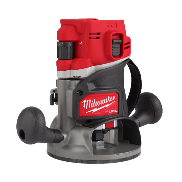 Фрезер акумулятрний кромкувальний MILWAUKEE, M18 FR12KIT-0P (цанги 8мм і 12мм, бічний упор, опорна плита, гайковий ключ, труба д Фрезер акумулятрний кромкувальний MILWAUKEE, M18 FR12KIT-0P (цанги 8мм і 12мм, бічний упор, опорна плита, гайковий ключ, труба д