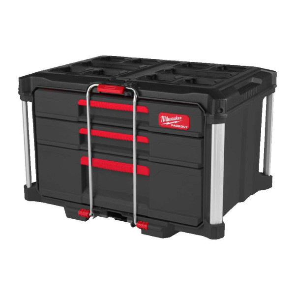 Ящик для інструменту з 2+1 висувними відсіками PACKOUT MILWAUKEE DRAWER BOX (560x410x363мм) Ящик для інструменту з 2+1 висувними відсіками PACKOUT MILWAUKEE DRAWER BOX (560x410x363мм)