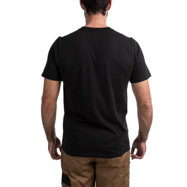 Футболка MILWAUKEE, HTSSBL-XL легка з коротким рукавом, чорна, (розмір XL)