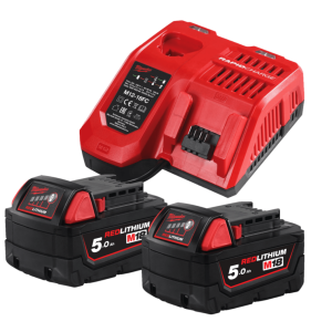 Енергокомплект Li-Ion MILWAUKEE, M18 NRG-502С (зар...