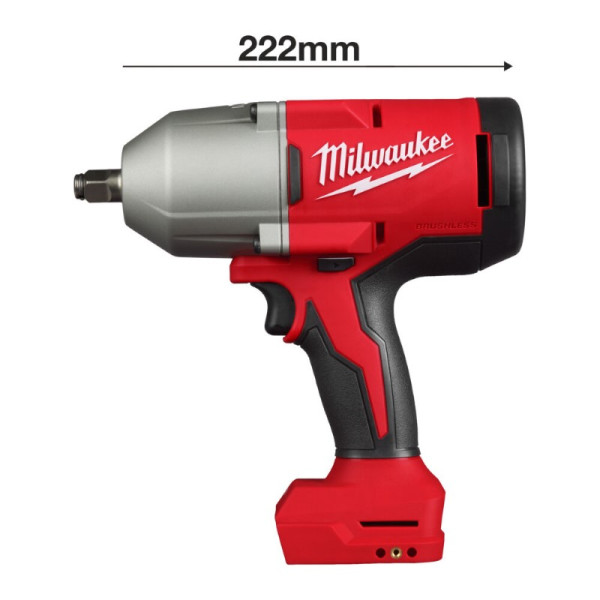 Гайкокрут акумуляторний 1/2" MILWAUKEE, M18 BLHIWF12-0X, 1627Нм, (HD кейс) Гайкокрут акумуляторний 1/2" MILWAUKEE, M18 BLHIWF12-0X, 1627Нм, (HD кейс)