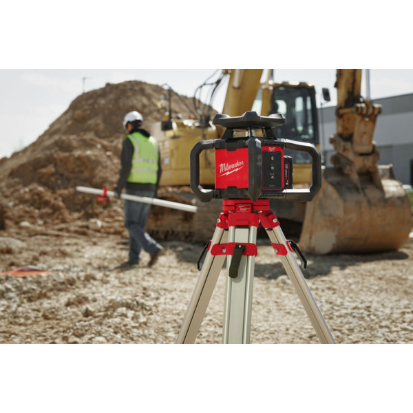 Рівень лазерний ротаційний акумуляторний MILWAUKEE M18 RLOH600-201C 600м (1 акумулятор M18 B2, зарядний пристрій M12-18C, пласти