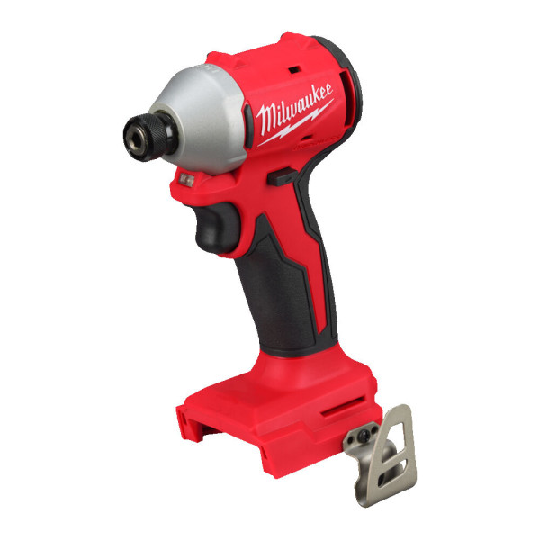 Шуруповерт ударний акумуляторний безщітковий 1/4'' HEX MILWAUKEE, M18 BLIDRC-0. 190Нм (каркас, кліпса для ременя, картонне пакув Шуруповерт ударний акумуляторний безщітковий 1/4'' HEX MILWAUKEE, M18 BLIDRC-0. 190Нм (каркас, кліпса для ременя, картонне пакув