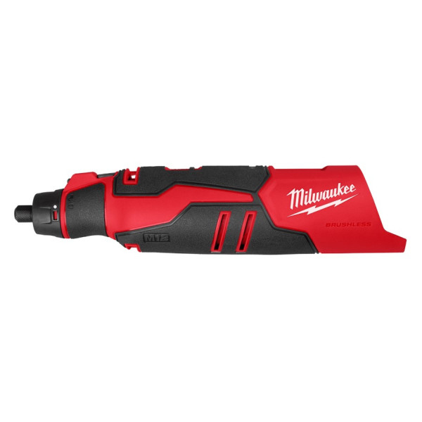 Шліфмашина пряма акумуляторна безщіткова MILWAUKEE, M12 BLROT-0 (каркас, цанга 3,2мм, картонне пакування) Шліфмашина пряма акумуляторна безщіткова MILWAUKEE, M12 BLROT-0 (каркас, цанга 3,2мм, картонне пакування)