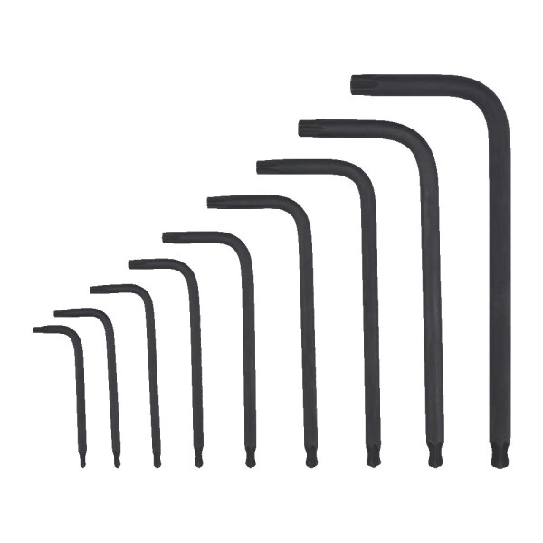 Набір ключів Г-образних Torx Compact MILWAUKEE, (T8/T9/T10/ T15/ T20/T25 /T27/T30/T40) (9шт) , пластиковий холдер