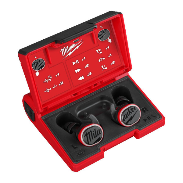 Навушники акумуляторні для роботи, з захистом слуху MILWAUKEE L4 RLEPB-301 USB Bluetooth Навушники акумуляторні для роботи, з захистом слуху MILWAUKEE L4 RLEPB-301 USB Bluetooth